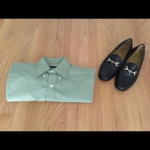 Brooks Brothers Green Check Regent Shirt, Sz. Med.